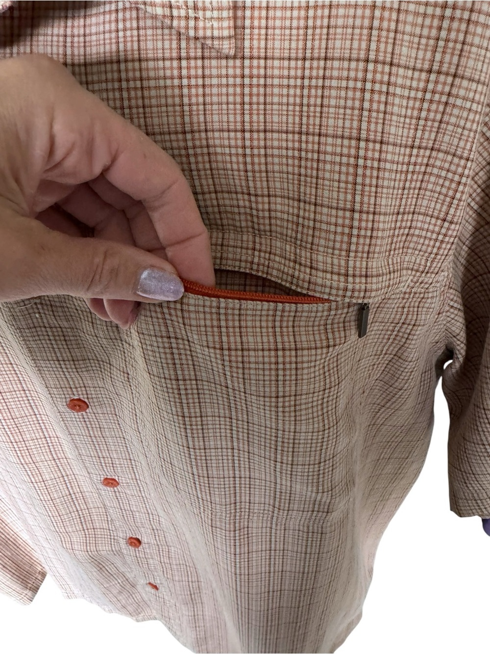 The North Face Button Up Shirt XL Plaid Outdoor Hiking Camp Gorpcore Workwear - Picture 2 of 7